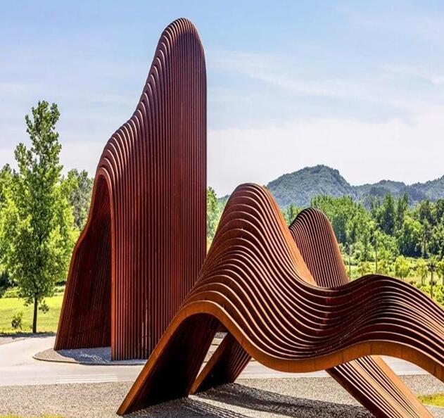 红古锈钢板造型